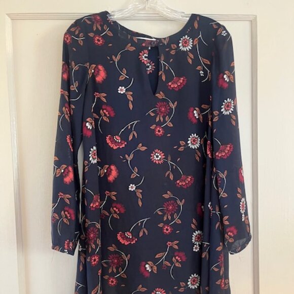 Cupcakes and Cashmere Floral Navy Mini Dress - Picture 6 of 7